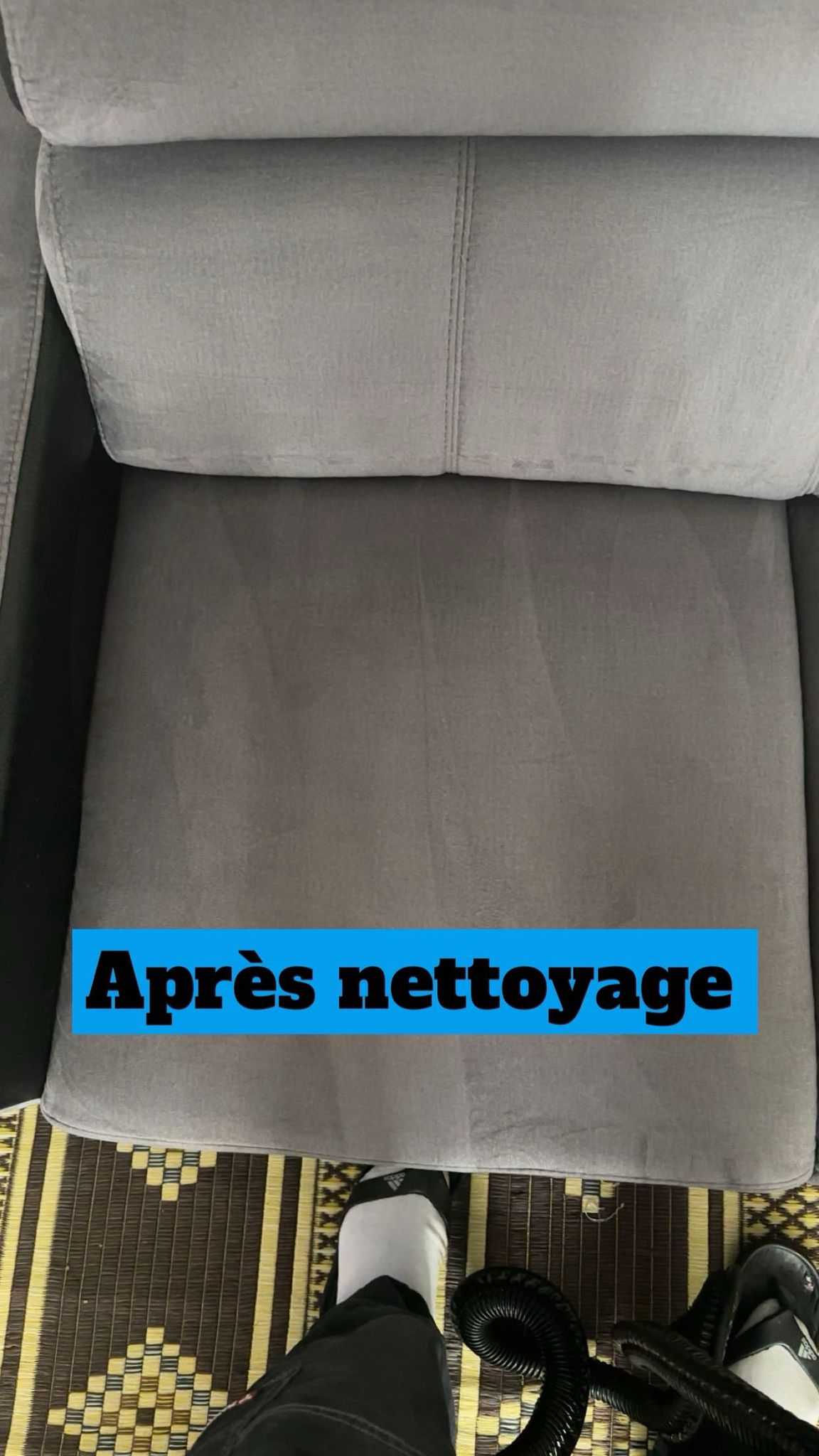Nettoyage canapé après - Résidentiel Orléans